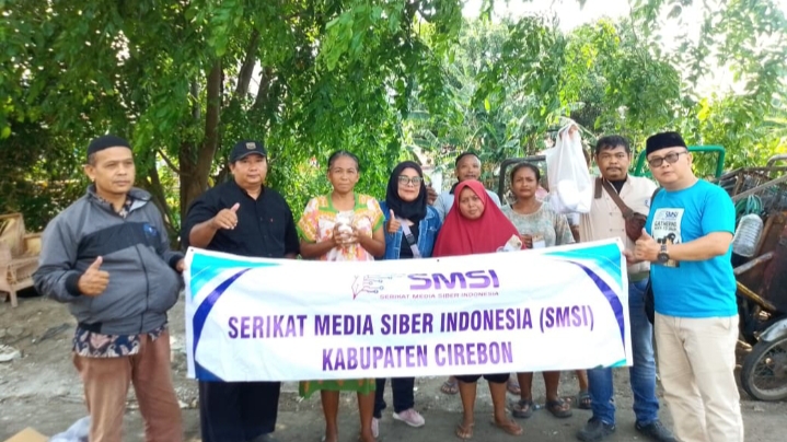 Jumat Berkah, SMSI Kabupaten Cirebon Gelar Makan Bersama Puluhan Wartawan Dari Berbagai Media