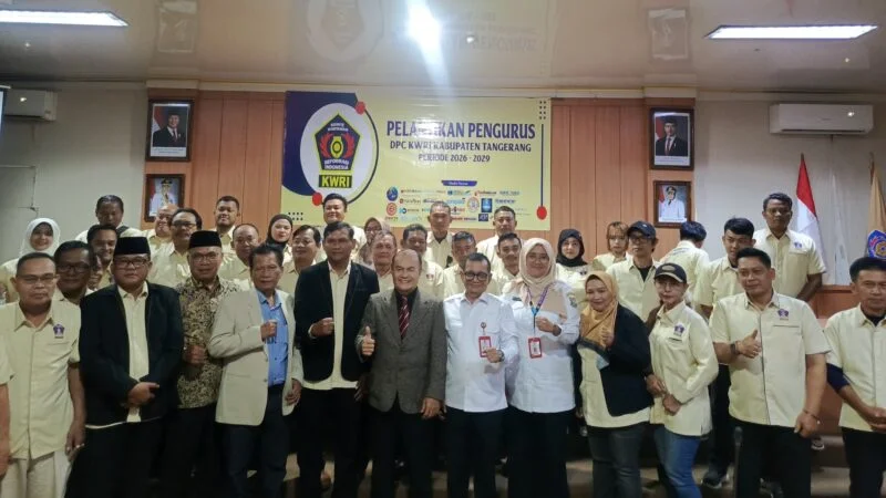 Ketua Dan Pengurus DPC KWRI Kabupaten Tangerang Periode 2026-2029 Resmi Di Lantik