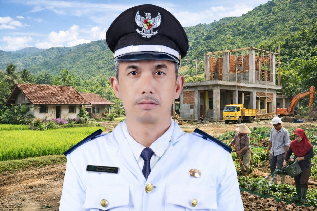 Kades Citundun Taswan Sumandi Abdikan Diri Bangun Desa