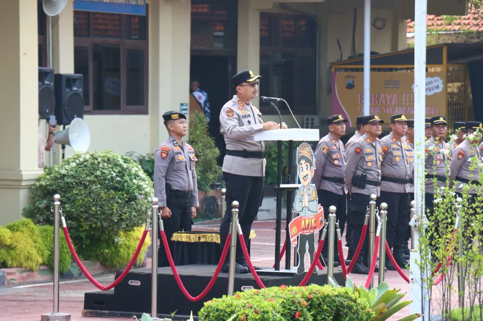 Pimpin Kenaikan Pangkat PNS Polri dan Halal Bihalal, Kapolres: Jadikan Motivasi dan Jaga Citra Institusi