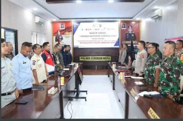 Polres Cirebon Kota Malangkan Pengamanan Operasi Ketupat Lodaya Lodaya 2026